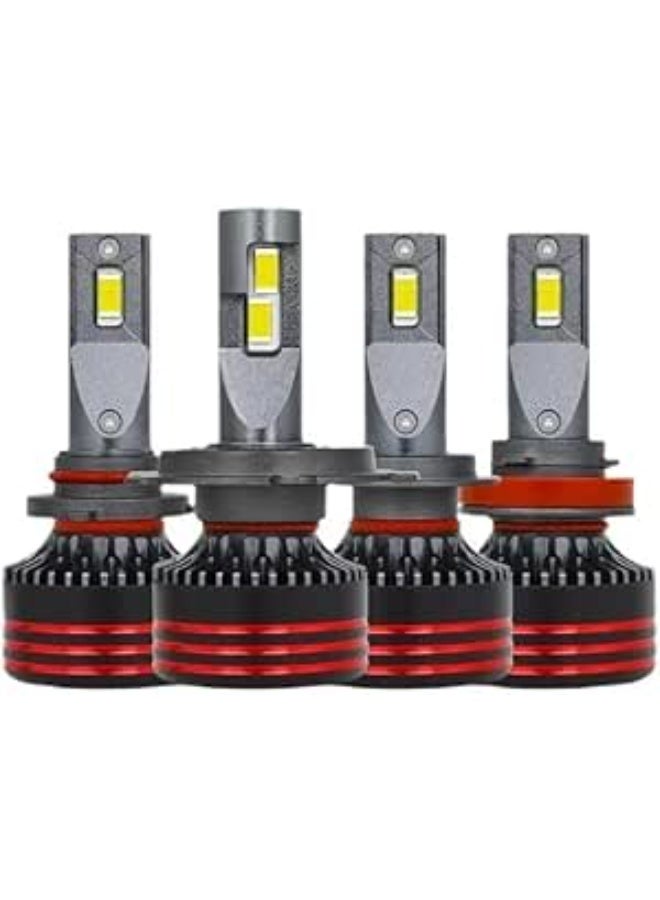 كونبيكس مصابيح أمامية LED Pro M2، سطوع مضاعف، 50,000 لومن، تيار مستمر 9 فولت، تيار مستمر 24 فولت، 12,000 واط، تصميم رقاقة COB فائقة السطوع - Image 1