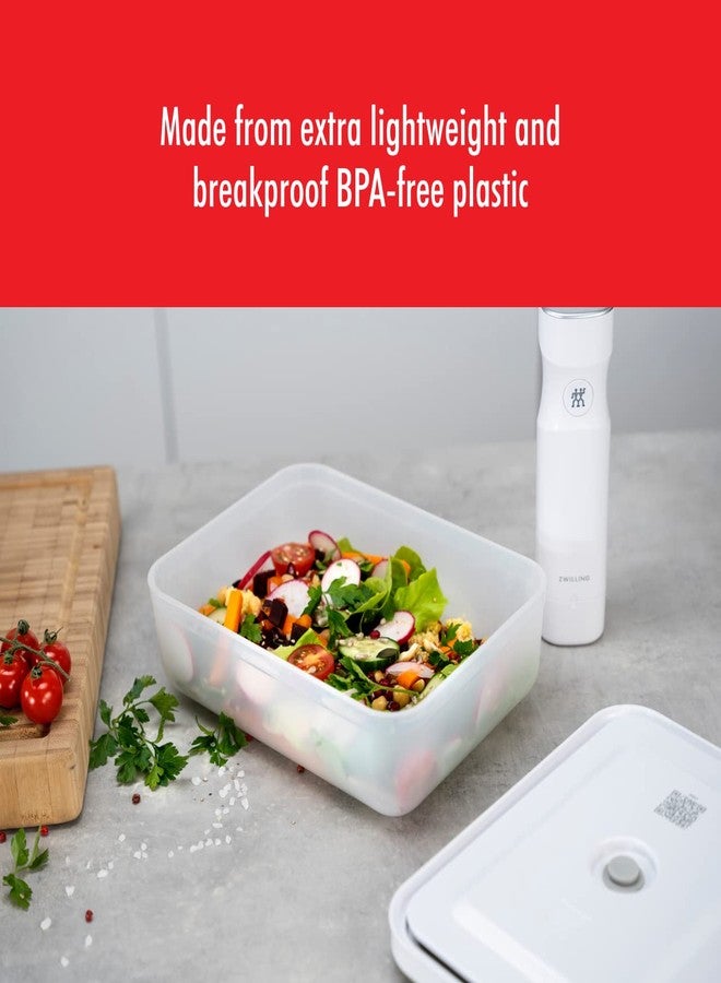 ZWILLING Fresh & Save Plastic Fridge Box, Airtight Food Storage Container, Meal Prep Container, BPA-Free, Grey - Image 5