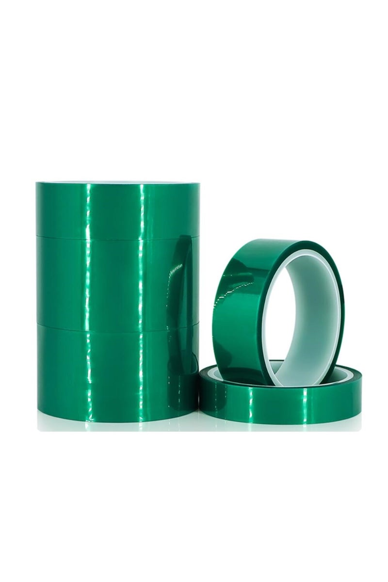 إيروريكس شريط لاصق أخضر من البوليستر عالي الحرارة، مصنوع من مادة PET اللاصقة بالسيليكون، مثالي للطلاء والبودرة... - Image 3