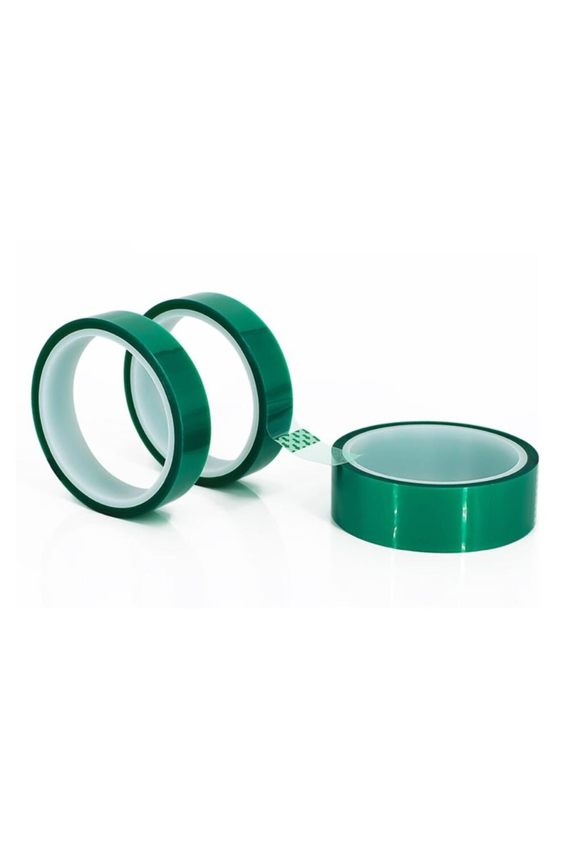 إيروريكس شريط لاصق أخضر من البوليستر عالي الحرارة، مصنوع من مادة PET اللاصقة بالسيليكون، مثالي للطلاء والبودرة... - Image 5