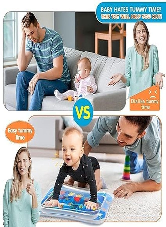 VIHANCO Water Play Mat for Babies 3 Months & Above | Inflatable Tummy Time Leakproof Play Mat, Fun Activity Play Center Indoor and Outdoor Activity | Ideal for Gifting - Image 4