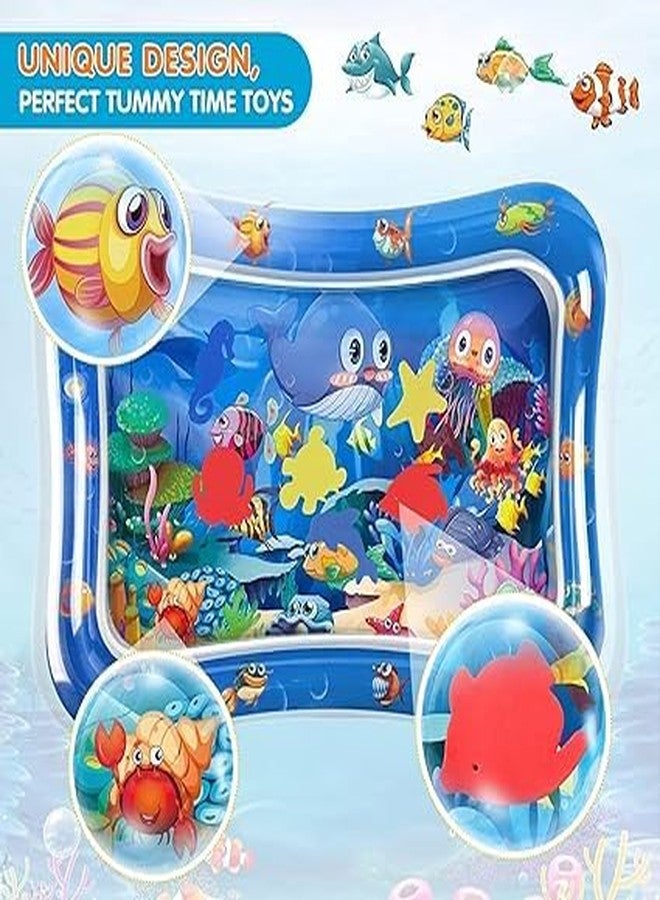 VIHANCO Water Play Mat for Babies 3 Months & Above | Inflatable Tummy Time Leakproof Play Mat, Fun Activity Play Center Indoor and Outdoor Activity | Ideal for Gifting - Image 3