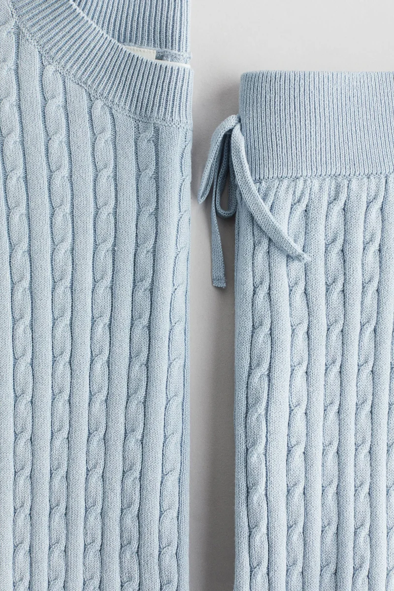 H&M 2-piece cable-knit set