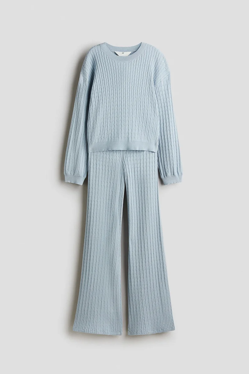 H&M 2-piece cable-knit set