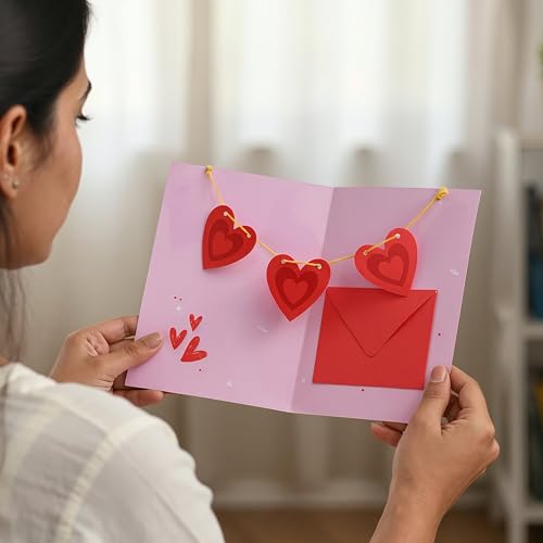 Oye Happy – 7 Reasons Why Bunter Card – RomanticGreeting Card with Love Notes | Cute & Heartfelt Gift for Your Partner | Proposal & Anniversary - Image 1