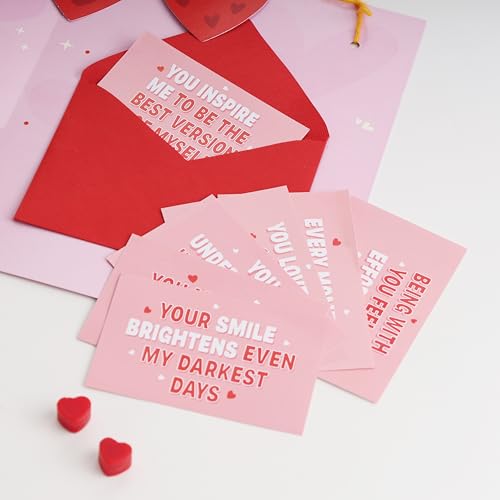 Oye Happy – 7 Reasons Why Bunter Card – RomanticGreeting Card with Love Notes | Cute & Heartfelt Gift for Your Partner | Proposal & Anniversary - Image 3