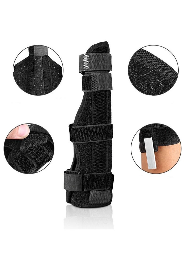 Finger Splint Brace Adjustable Finger Brace for Straightening Arthritis Sprains Pain Relief Metacarpal Splint for 4th or 5th Finger - Image 3