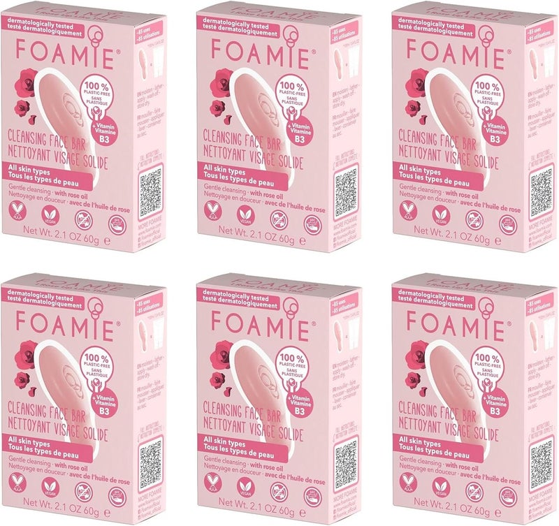 FOAMIE Hibikiss Shampoo Bar for Damaged Hair 6 x 80g