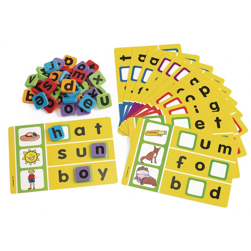 Excellerations Phonics Spelling Game for Kids and Classrooms Classroom Activity 12 Game Boards Item PSG - Image 2