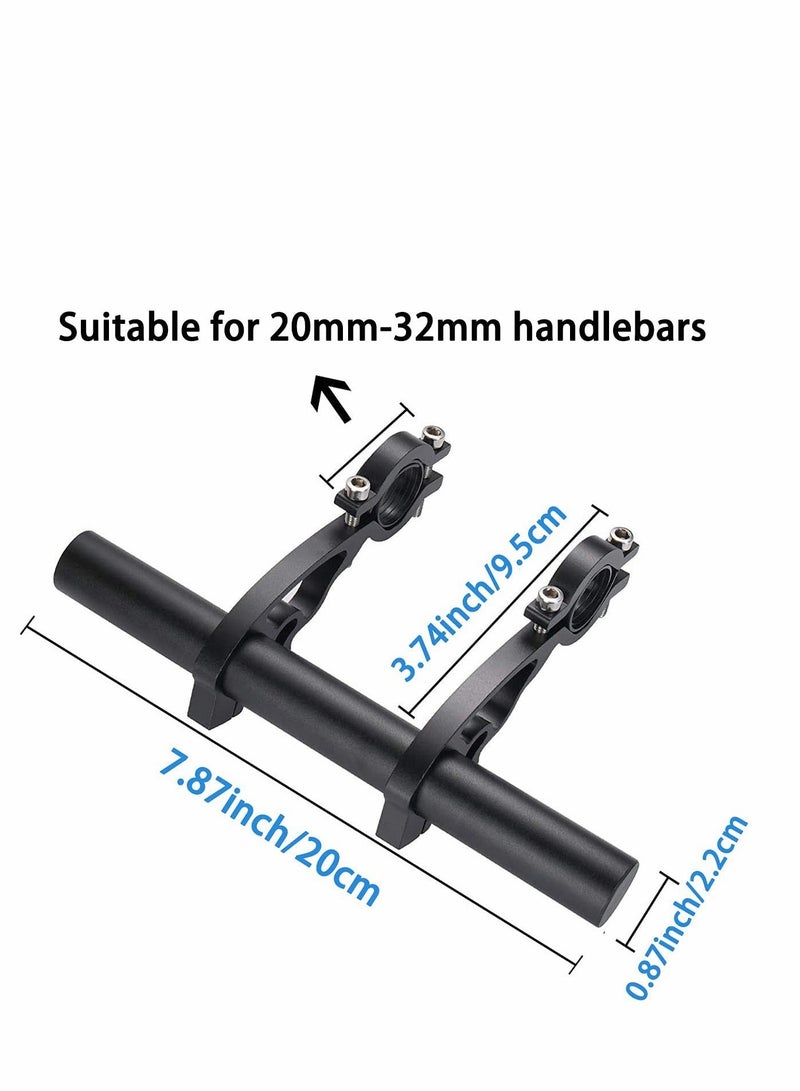 Y&D Bicycle Double Handlebars Extender Extension,Aluminum Alloy Super Long Bike Bracket Accessories,for Mounts,Bicycle Bars,for 22mm-32mm Bars Caliber - Image 3