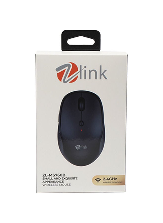 ZLink Wireless mouse with battary - Black - Image 3