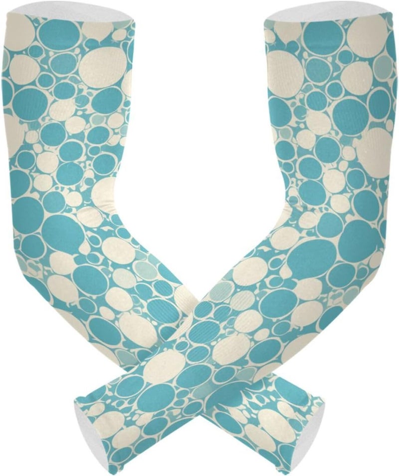 UV Protection Tattoo Cover Up Candy Turquosie Long Sleeve For Garden Working High Elasticity cubre brazos - Image 1