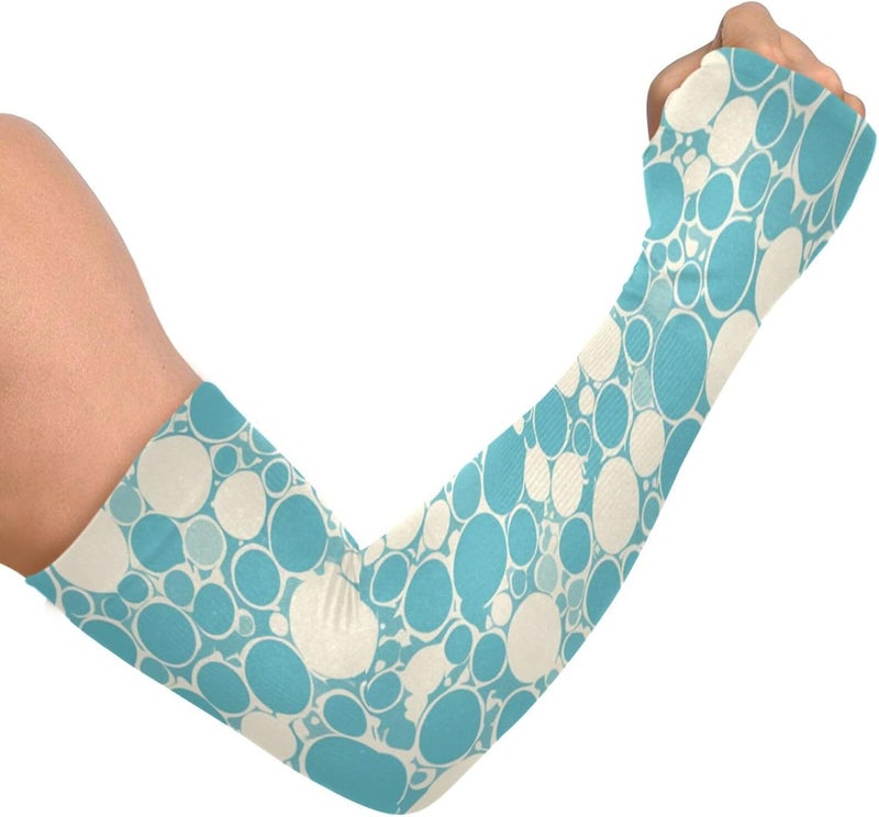 UV Protection Tattoo Cover Up Candy Turquosie Long Sleeve For Garden Working High Elasticity cubre brazos - Image 2