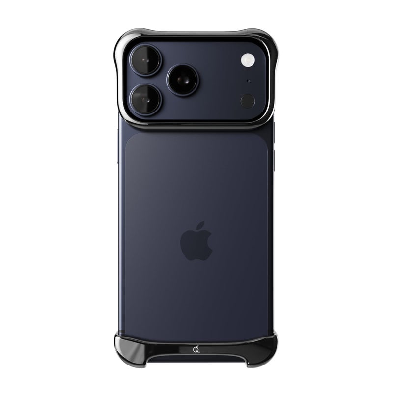 Arc Pulse Compatible with iPhone 17 Pro Max Phone Case 2025 Minimalist Protective Shock Absorption Aerospace Grade Aluminum Shells Elastomer Inlays Easy Fit 69 inch Aluminum Graphite - Image 2