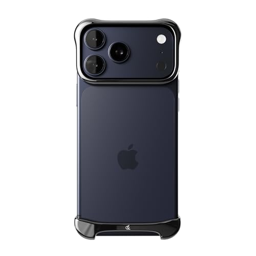 Arc Pulse Compatible with iPhone 17 Pro Max Phone Case 2025 Minimalist Protective Shock Absorption Aerospace Grade Aluminum Shells Elastomer Inlays Easy Fit 69 inch Aluminum Graphite - Image 1