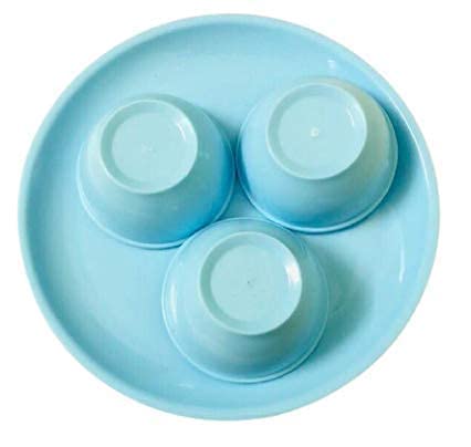 Everbuy® Microwave Safe & Unbreakable Round Full Plates with Bowl (Pack of 6 Plates & 6 Bowl Set.- 12 Pieces) - Image 2