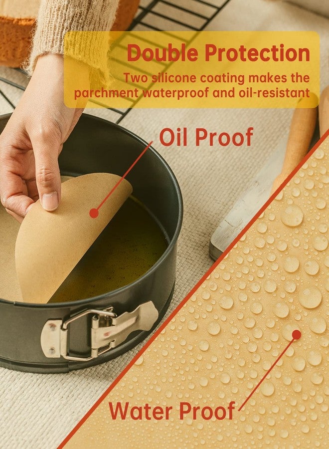 Katbite 200Pcs 4 Inch Parchment Paper Rounds, Unbleached & Non-stick, Precut Parchment Circles for Cheesecake Spring Pans, Storage/Freezing Hamburger Patties, Baking Pizzas - Image 4