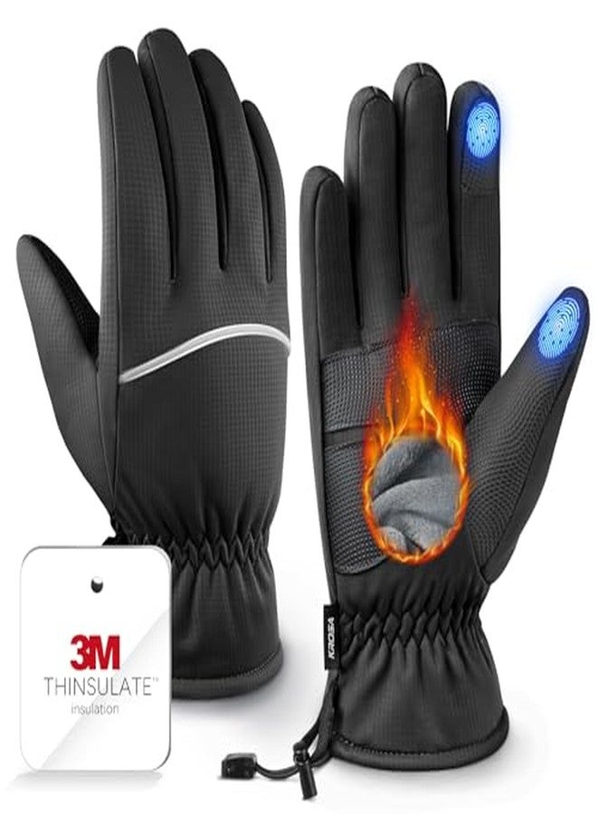 krosa -15°F Waterproof Winter Gloves for Women & Men, 3M Thinsulate Warm Ski Glove for Cold Weather, Touchscreen for Skiing Cycling Outdoor Sports - Image 1