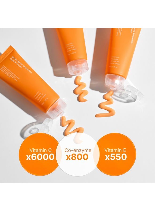SUNGBOON EDITOR Active Marine Astaxanthin Capsule Cream 50ml | Facial Cream for Brightening | Deep Hydration, Soothing, Moisturizer - Image 3