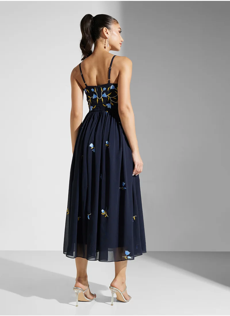 فروك اند فرل Embellished Knee Lenth Dress
