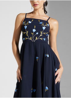 Frock and Frill Embellished Knee Lenth Dress  - Image 3