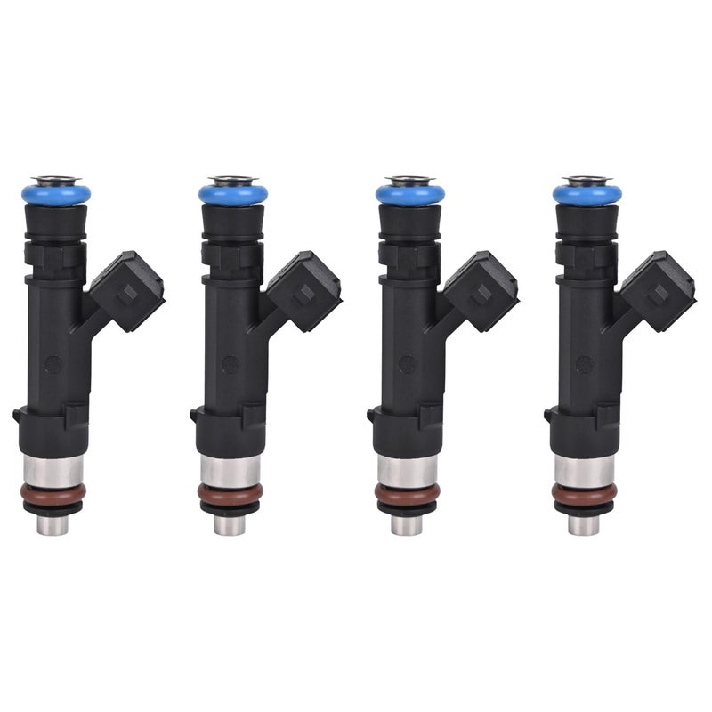 RLP Fuel Injectors Set of 4 Compatible with Chevy 20112015 Cruze 2016 Cruze Limeited 20122016 2018 Sonic 20132016 Trax Buick 20132019 Encore 14L Replace 0280158205 FJ1150 4 Holes - Image 2