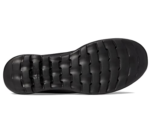 SKECHERS أحذية سكيشرز النسائية GO Walk Lite - سويت جال سليب أون شبشب شبكي، أسود/أسود، 8 - Image 3