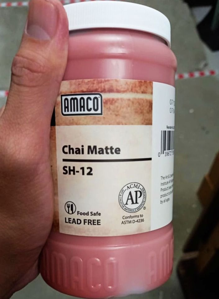 Amaco Shino Glaze  SH-12 Chai Matte High Fire for Pottery and Ceramic - Image 2