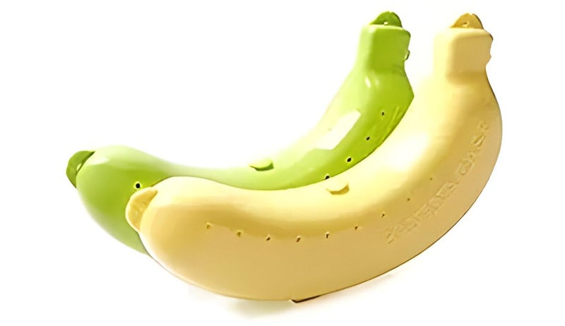 StonSell Pack of 2 Banana Storage Box for Kids Banana case for Storage Banana Holder Banana Casein Banana Cover Banana Box Keeper Guard Protector Case - Pack of 2 (Available Color Will be Sent) - Image 1