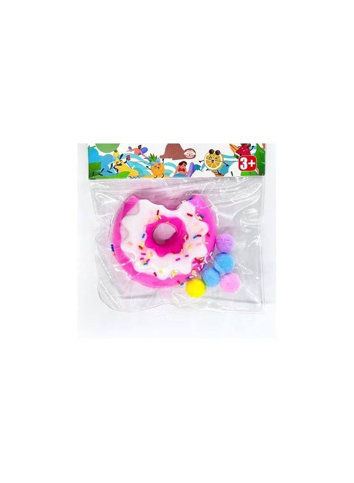 4pcs Stress Toys, Squeeze Cat Paw Donut Stress Ball,Stretchy Soft Toys,Novelty Decompress Toys,Cat Paw Stress Relieving Toys for Relieving Fidget Rising, Gifts for Kids Adults Home Office Relaxing - Image 4