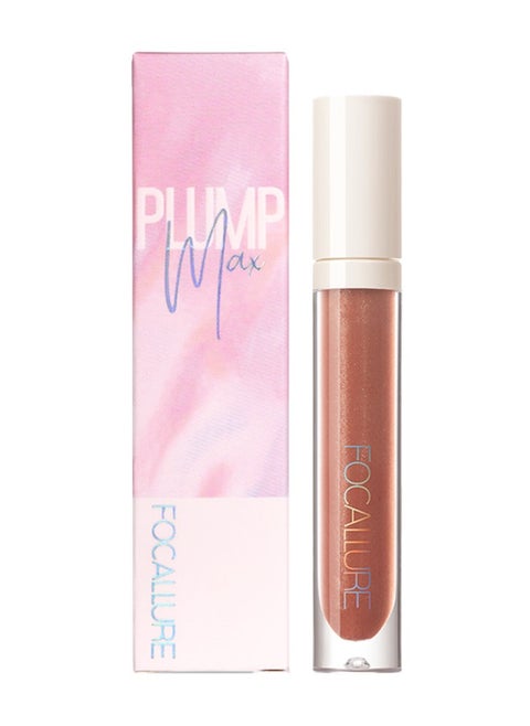 Plump Lip Gloss Long Lasting Color Lock FA-153 #9, No Stickiness Pearlescent Liquid Lip Gloss 3G