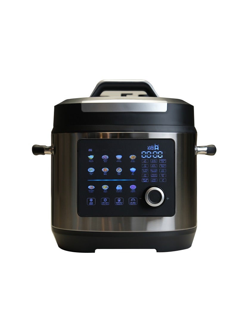 NAQI R-1 Digital Electric Pressure Cooker 6L Advanced Pressure Technology 24 Preset Programs Warm Keep Safety Lid Lock - Image 1