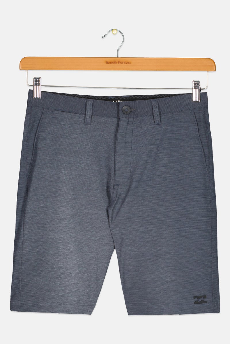 Billabong Kids Boy Sportswear Fit Micro Stripe Walking Shorts, Navy - Image 1