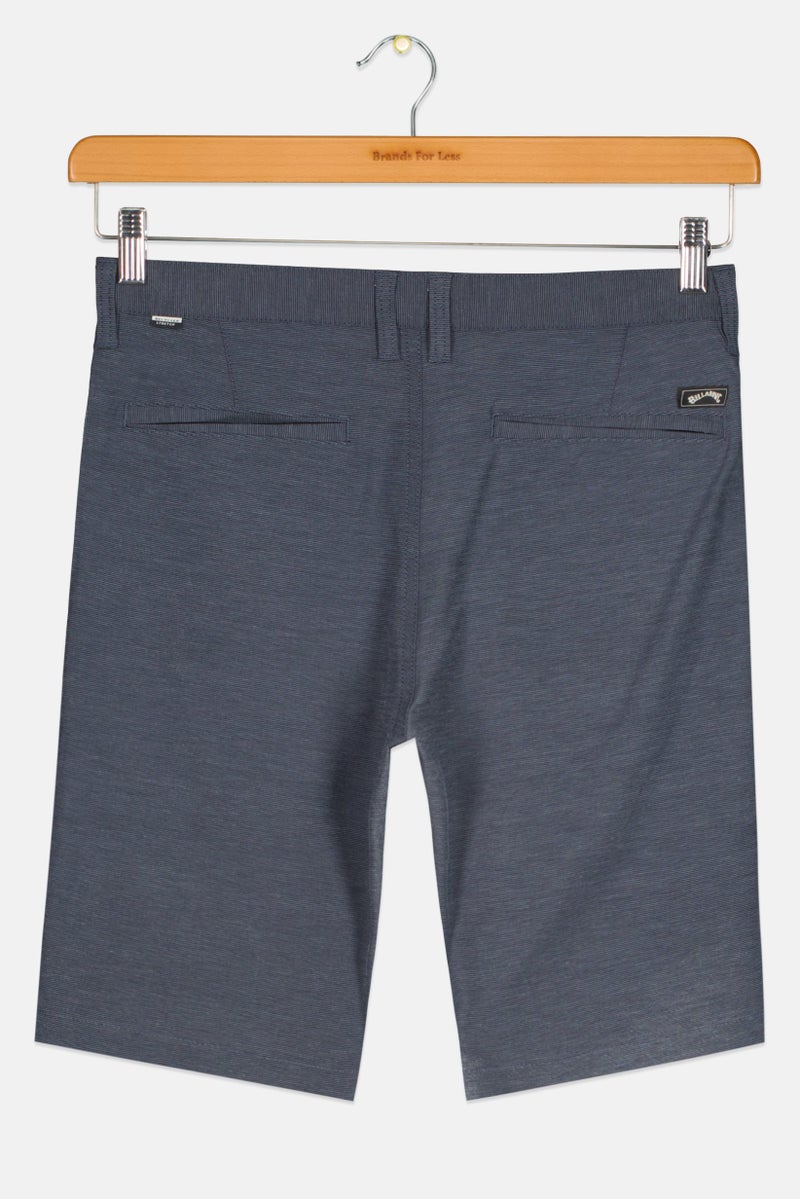 Billabong Kids Boy Sportswear Fit Micro Stripe Walking Shorts, Navy - Image 2