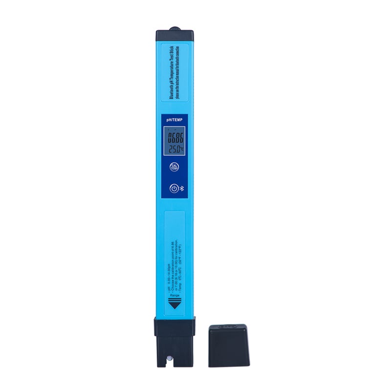 pH Meter Digital 2 in 1 PH Temp Meter Backlight pH Water Tester with 0-14 pH Measurement Range for Nutrients Growing Indoor Garden Home Brewing Pool Aquarium - Image 1