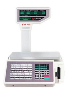 TA POS Electronic barcode scale for label printing from 200 grams - 30 kilograms - 10,000 thousand items + supports tax 