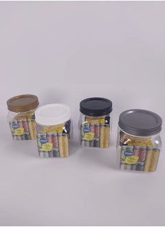 max plast Max Plast 400ml High Quality Plastic Bean Jar, Multicolour  - Image 2