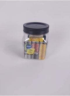 max plast Max Plast 400ml High Quality Plastic Bean Jar, Multicolour  - Image 4