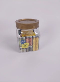 max plast Max Plast 400ml High Quality Plastic Bean Jar, Multicolour  - Image 5