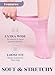 Hugh Ugoli Womens Cotton Diabetic Ankle Socks Wide Loose Stretchy Seamless Toe Non Binding Top Semi Cushion 3 Pairs Pink Shoe Size 69 - Image 4