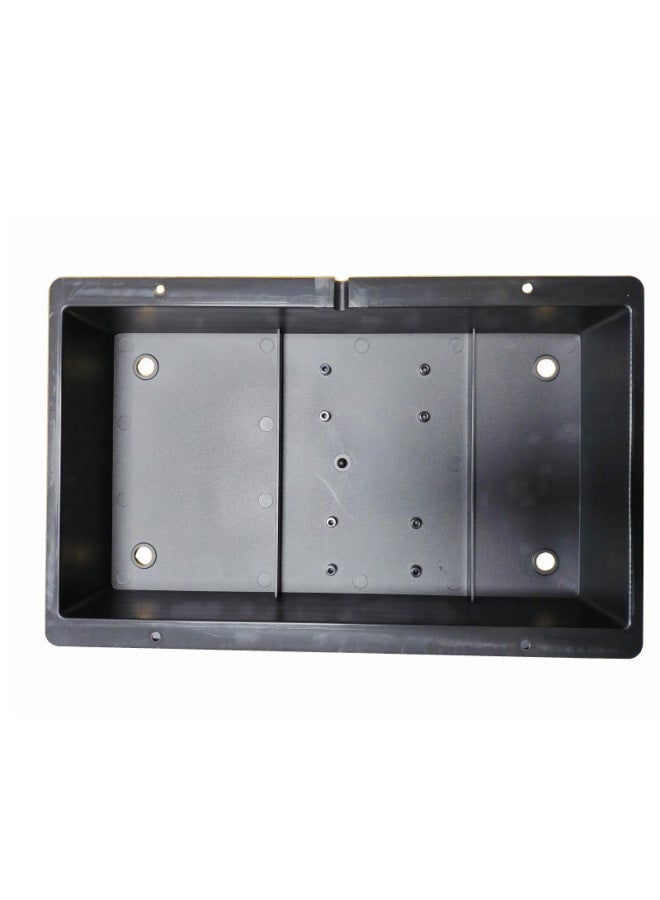 Arcade Rocker Bottom Box Shell Frame Nesting DIY Assembly Game Rocker Accessories ABS Plastic Steel Bottom Shell With Suction Cup-Product Color:Lower Cover Bottom Shell - Transparent (including 4 Suction Cups)  - Image 2