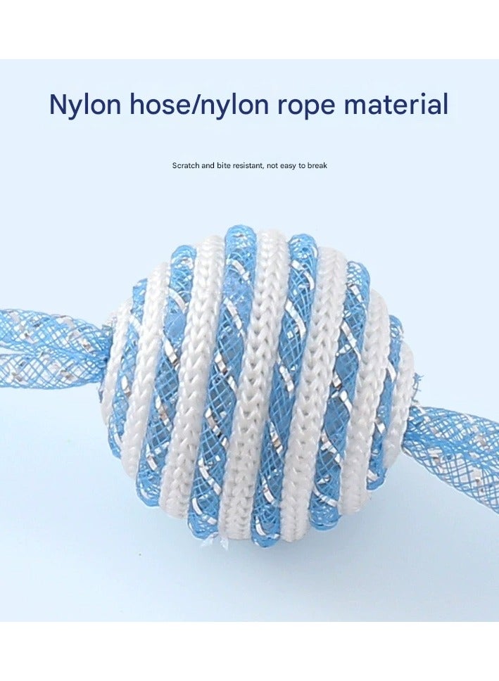 Goolsky Pet Cat Claw-Sharpener Tube-Ball Toy with Rattle-Stones and Rotatable Candy-Ball – Interactive Sound-Making Claw-Grinding Toy for Indoor Kittens and Adult Cats - Image 2