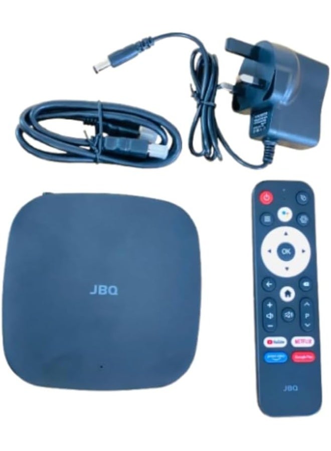 JBQ Android TV Box 4K 60FPS High Performance, Dual-Band WiFi 2.4G/5G, 2GB RAM, Streaming Media Player with Smart Features & App Support - Image 4
