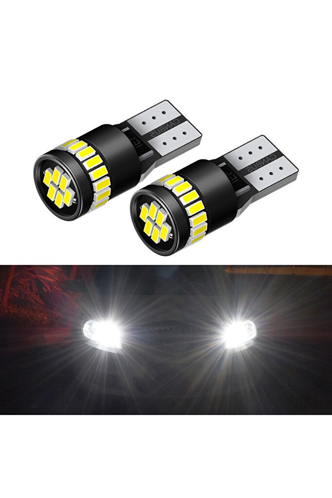 ريحني مصباح AUXITO 2Pcs أبيض W5W T10 LED Canbus بدون خطأ لمبة وقوف السيارة 194 168 داخلية - Image 3