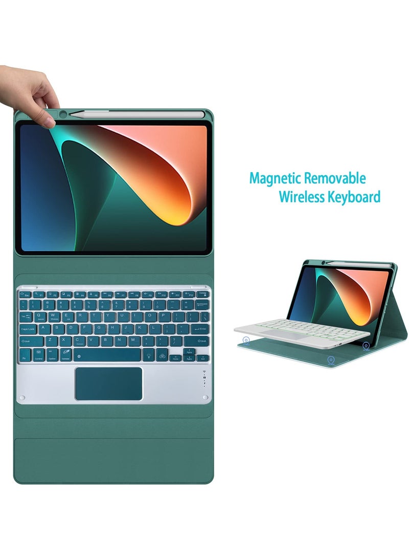 SOLARAE Detachable Slim Wireless Resistant Proof Keyboard Case for Xiaomi Mi pad 5/Mi pad 5 Pro 11inch - Image 2