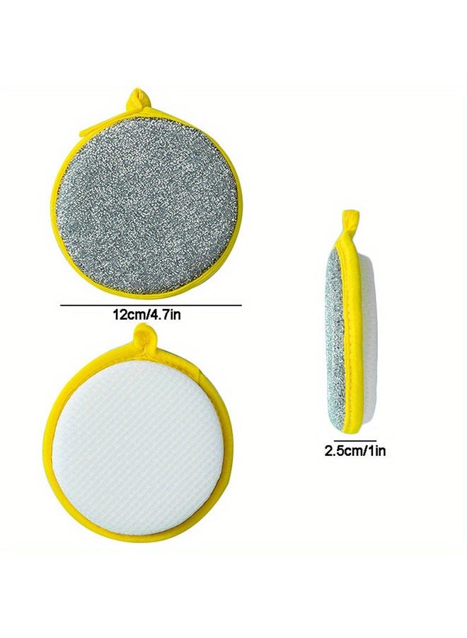 HOMESTAR 20pcs heavy-duty double-sided dishwashing sponge brush set - the ultimate cleaning tool for kitchens and restaurants, suitable for hard dirt, gentle on delicate tableware, and durable goods - Image 4