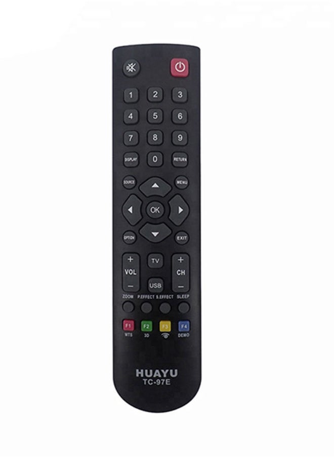 Huayu Universal Remote Control For All TCL LCDLED TV Black