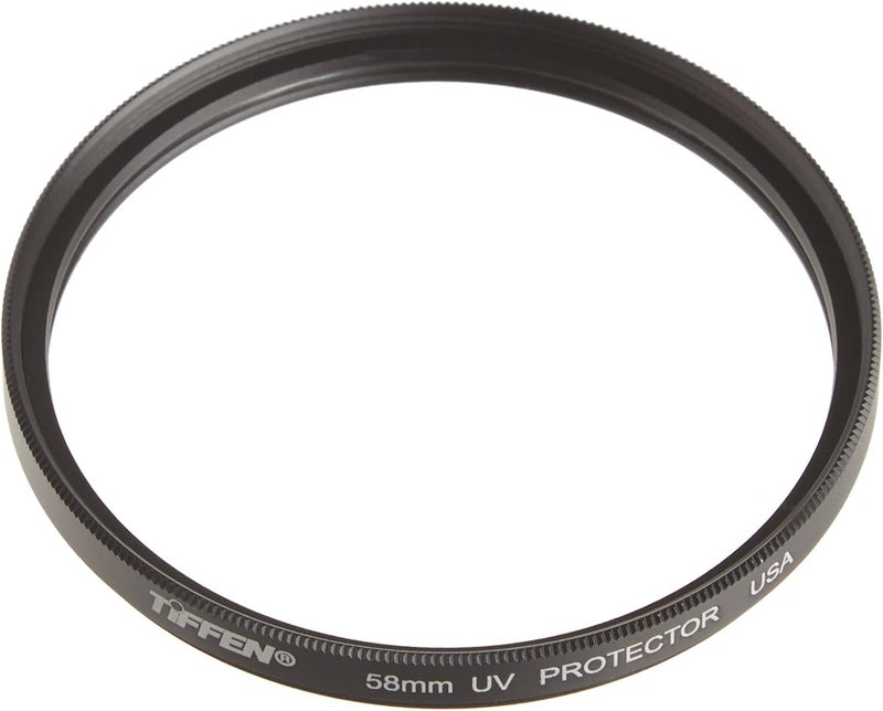 Tiffen فلتر حماية UV رقيق 58mm للعدسات الكاميرا، زجاج بصري شفاف، مقاوم للصدمات - Image 1