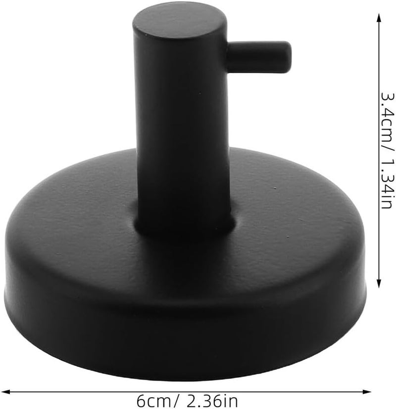 IMIKEYA 2pcs Heavy Duty Suction Cup Hooks for Shower and Kitchen, Stainless Steel Towel Holder No Drill Installation, Vacuum Wall Hooks for Bathroom and Smooth Surfaces - Image 2