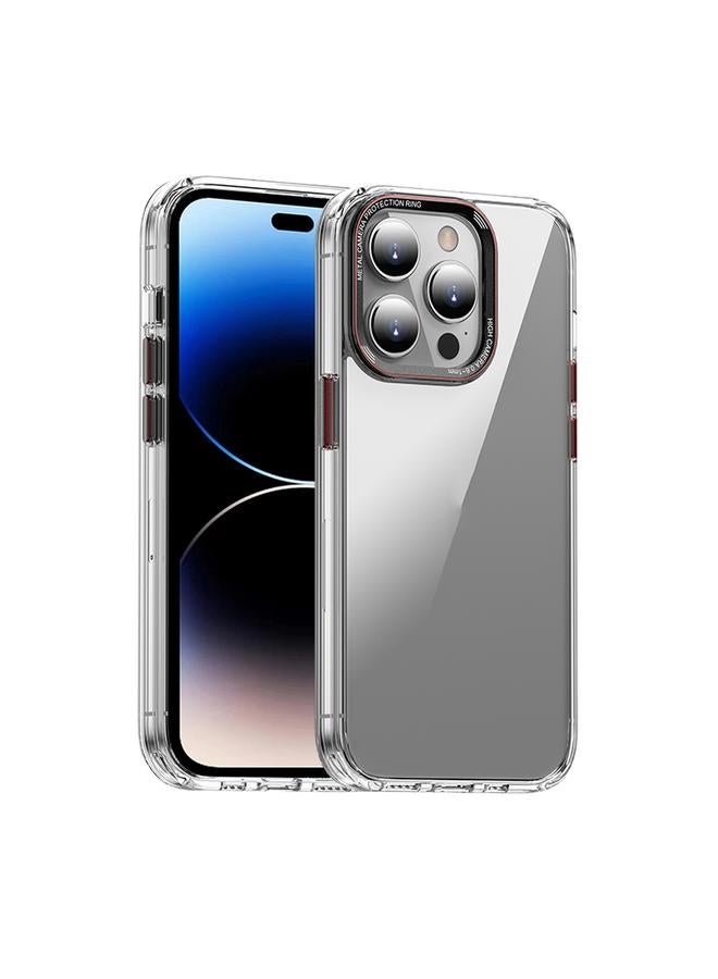 اس-توب جراب لهاتف iPhone 14 Pro MG Series جراب هاتف زجاجي شفاف كريستالي - Image 1